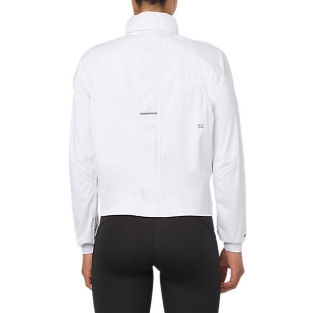 Nwt Asics | Accelerate Jacket In Brilliant White - Picture 2 of 15